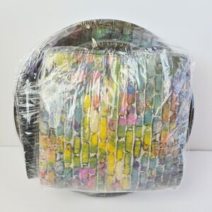 Colorful Brick Wall Party Supplies Tableware Set - Plates, Napkins, Forks 100pc